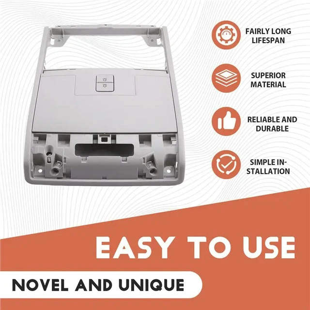 Alt view image 2 of 3 - Car Reading Light Interior Light Unit Reading Lamp Frame 3GD867591 For VW PASSAT B8 B8L