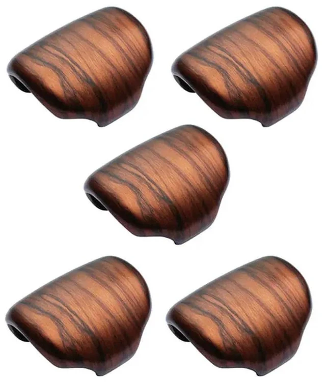 Main image of 5X ABS Peach Wood Grain Gear Lever Shift Knob Cover Trim For Honda CR-V CRV 2017-2020