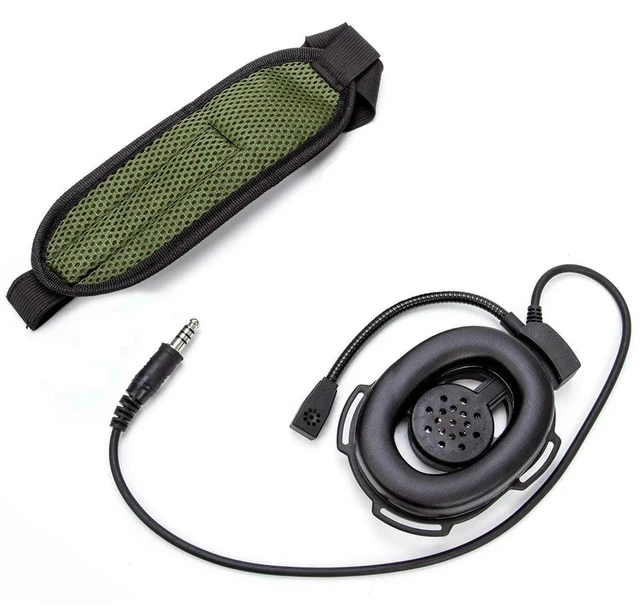 Main image of HD01 7.1 MM Headset Earpiece Earpiece Microphone Wakie Talkie Headset Two Way Radio Headset for Bowman Elite II Radio Headset