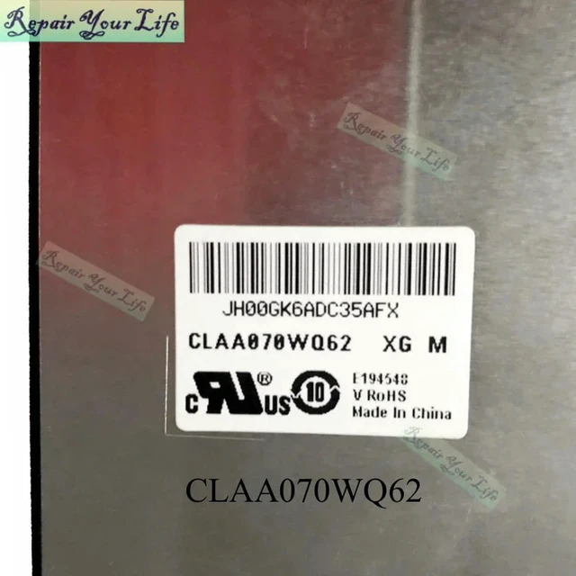 Alt view image 2 of 3 - Tablet LCD PX070IC1880710A CLAT070WQ62 CLAA070WQ62 XGM, Impression m701 161x99mm 39pin 1280x800 LCD Display Good Hot