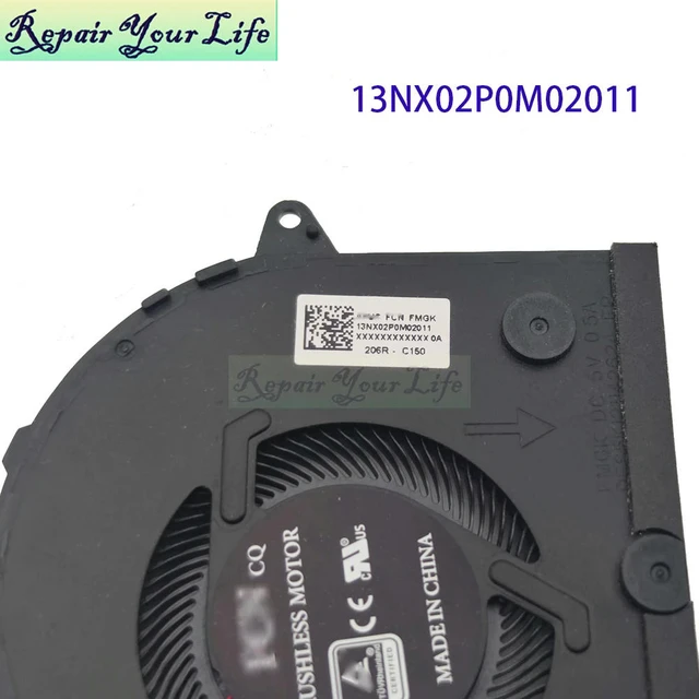 Alt view image 3 of 3 - CPU Cooling Fan Radiator For P2451 P2451F P2451FA P2451FB FMGK DFS5K121142624 13NX02P0M02011 Notebook Processor Cooler Fans