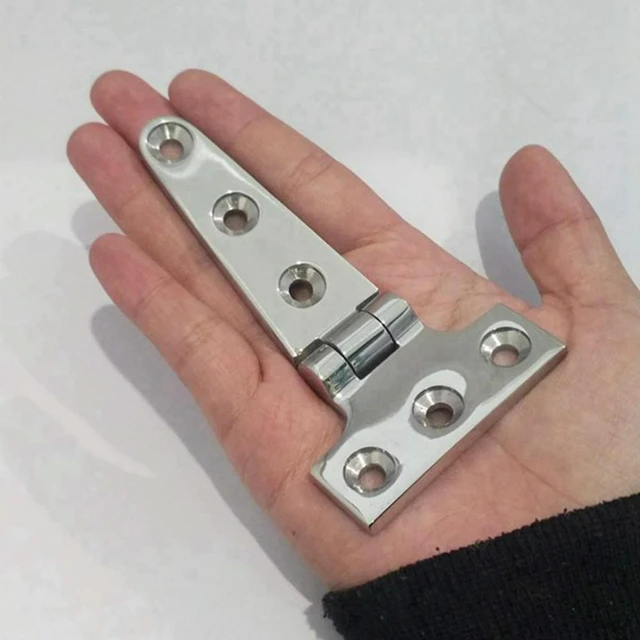 Main image of 6 PCS Heavy Duty T Hinge 316 Stainless Steel Marine Grade Casting Hinge Door Hatch Hinge Boat
