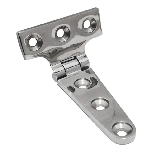 Alt view image 2 of 3 - 6 PCS Heavy Duty T Hinge 316 Stainless Steel Marine Grade Casting Hinge Door Hatch Hinge Boat