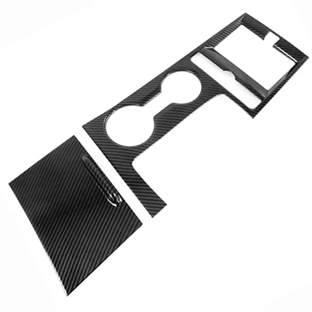 Main image of Car Console Gear Shift Box Panel Frame Cover Trim Water Cup Stick For Kia K5 2020-