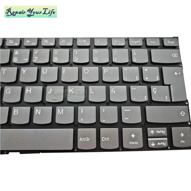 Alt view image 2 of 3 - Spanish Backlit Keyboard for Yoga 530-14 530-14ARR 530-14IKB ES SPA LA Notebook Light Keyboard Backlight PD4SB SN20Q40728