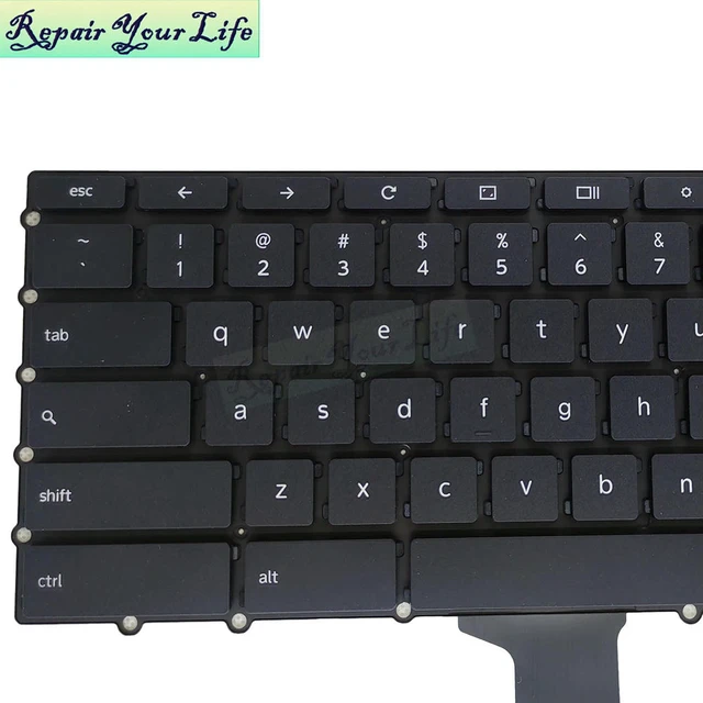 Alt view image 3 of 3 - English Laptop Keyboard for Chromebook S340-14 S330 US Computers Keyboards Qwerty Keycaps Genuine SN20R49156 LCM18B7