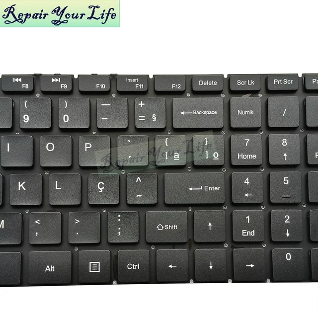 Alt view image 3 of 3 - PT-BR Brazilian Keyboard For Gateway GWTN156-9PK GWTN156-9 GWTN156-9GR 9RG GWTN156-9BL GWTN156-9BK N15CS9 BRA Brazil Portuguese