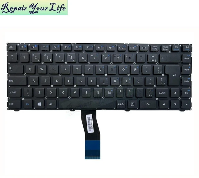 Main image of BR Brazilian Keyboard For Positivo Premium XS4005 XS4205 XS4210 XS3210 PT-BR Portuguese Brazil Notebook Teclado MP-12R78PA-43022