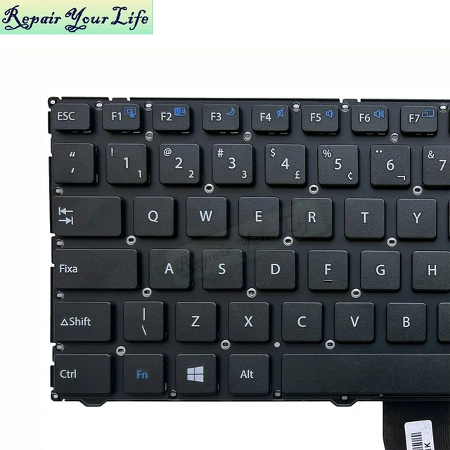 Alt view image 2 of 3 - PT-BR Brazil Keyboard For Positivo Premium XS7010 XS7205 XS7210 XS7410 XS8210 Brazilian Portugal Laptop Parts 6-80-W9400-331-1P