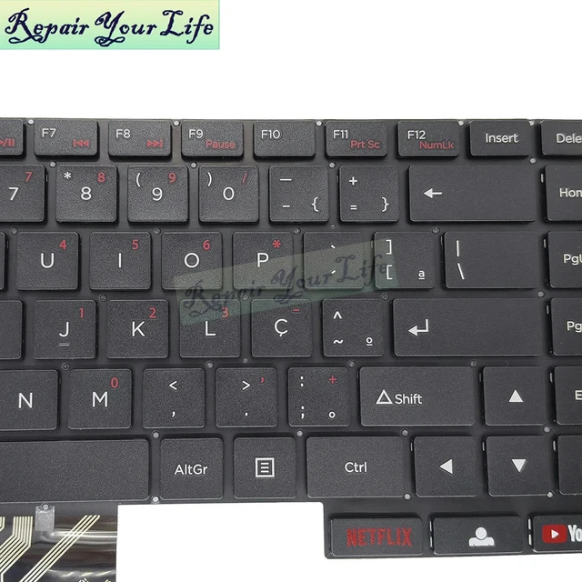 Alt view image 2 of 3 - PT-BR Brazil Keyboard for Positivo Motion I34128B Notebook Keyboards ABNT2 Portuguese YXT-91-89 SCDY-315-18-1 SCDY-315-18-5