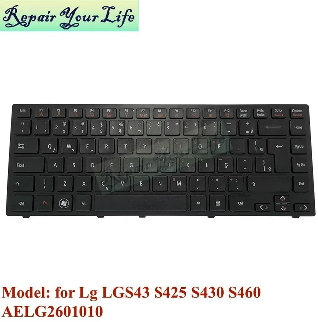 Alt view image 2 of 3 - Abnt2 Brazil Keyboard For S425 S425-LBC25P1 Lgs43 S430 S460 S43 Aelg2600010 Aelg2601010 Notebook Teclado Brasileiro PT-BR