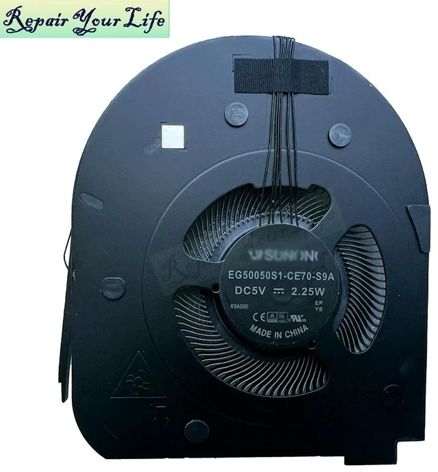 Main image of Notebook Cooler CPU Fan For ThinkPad P53S T590 T15 P15S Gen 1 2 EG50050S1-CE70-S9A DC5V Cooling Radiator Fans PC Parts