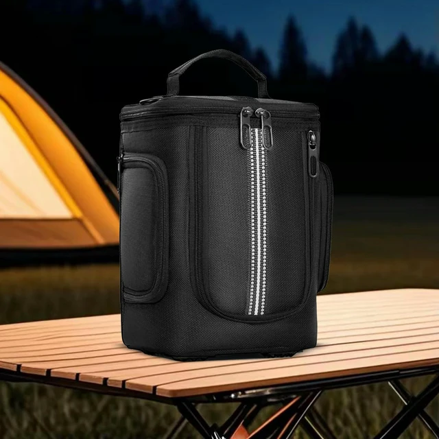 Alt view image 3 of 3 - Carrying Case for Anker C300/C300 DC Power Station Bag Organizer Bag Waterproof Anti-drop with Shoulder Strap & Handle