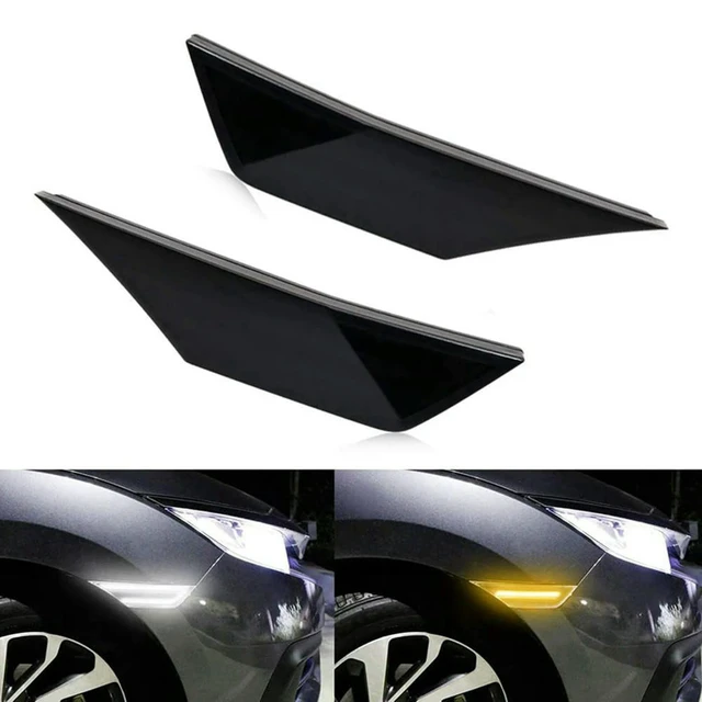 Alt view image 2 of 3 - 2X Car Sidemarker Lamps Front Side Marker Light Kit Turn Signal Light For Honda Civic 10Th 2016-Up