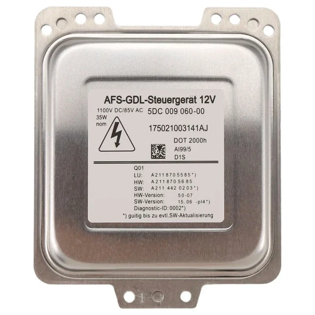 Alt view image 2 of 3 - D1S Xenon Headlight HID Ballast Control Unit Module 5DC00906000 5DC009060-00 For Mercedes Benz W211 S211