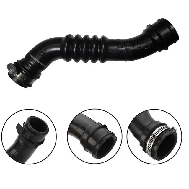 Alt view image 3 of 3 - 2X Fuel Tank Filler Hose+Clamp 77213-35380 For Toyota Land Cruiser Prado 120 Series 2003-2010 7721335390 Oil Pipe Line