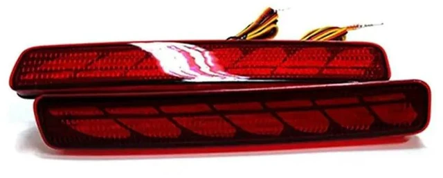 Main image of Rear Bumper Lamp 1 Pair LED Lights For Toyota NOAH VOXY 80 Pruis 40 Series Dynamic Red
