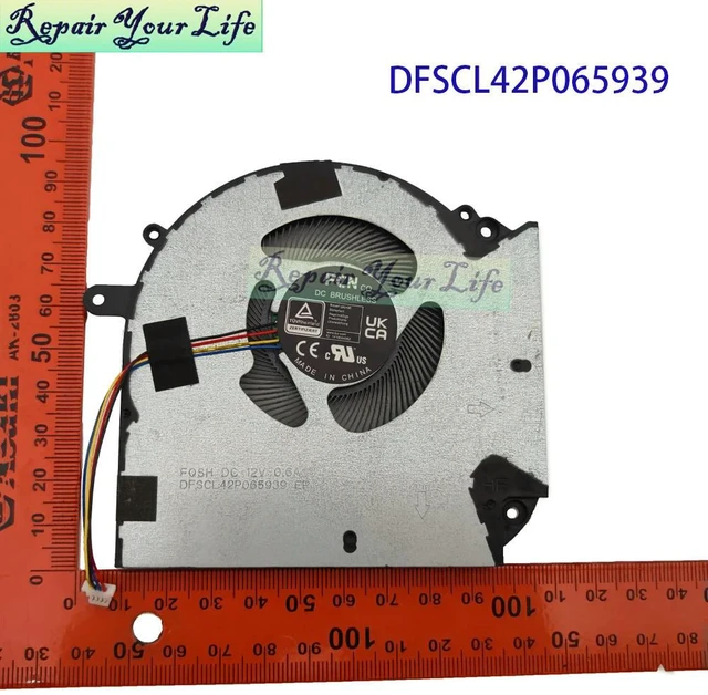 Main image of Laptop Cooling CPU Fan For Vivobook 16 K3605 N3605 H3605 K3605VC N3605ZU Cooler Radiator Fans 13NB11D0P01011 DFSCL42P065939