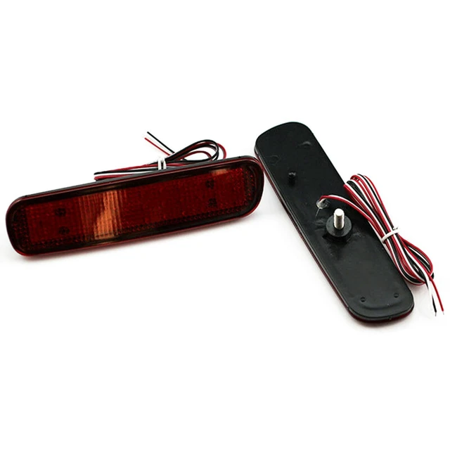 Alt view image 3 of 3 - 4X Car LED Rear Bumper Reflector Brake Light Tail Lamp For Toyota Land Cruiser 100/Cygnus LX470