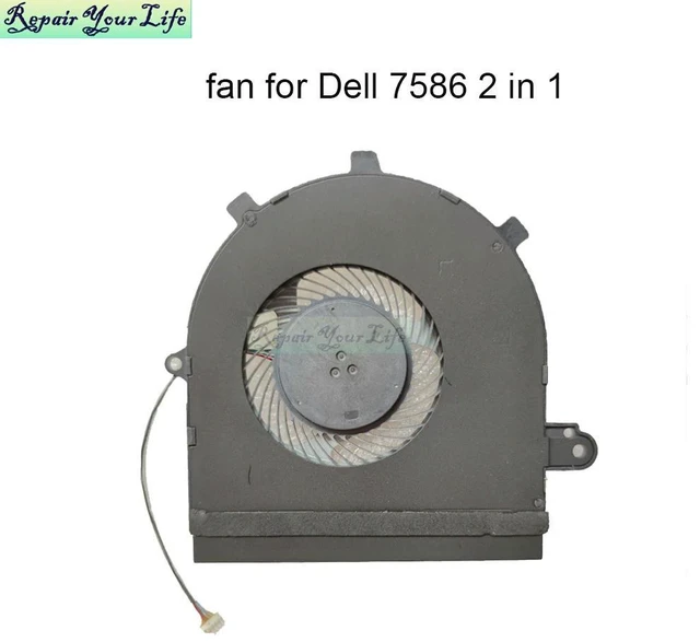 Main image of CPU Cooler Fan for Inspiron 7586 7786 2 in 1 Notebook PC Radiator Cooling Fans 0GCN3G 060MGH NS85C05 GCN3G 60MGH DC5V 4pin