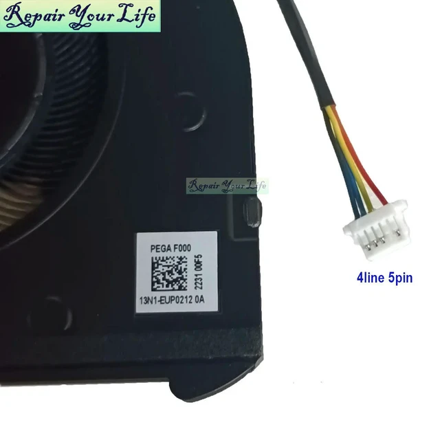 Alt view image 3 of 3 - Laptop CPU Fan For Vivobook 16X S5602 M5602 14X S5402 M5402 S5602ZA Cooler Processor Radiator 13NB0XA0T01011 13N1-EUP0212