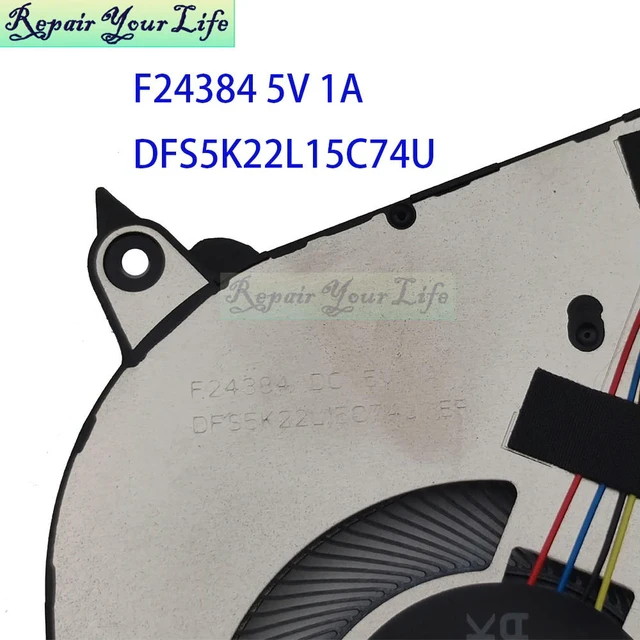 Alt view image 2 of 3 - Laptop Cooling CPU Fan For Vivobook 16 Flip TP3607S TP3607SA TP3607 Cooler Radiator Fans 13NB1510P01111 13N1-KBP0B11 F24384