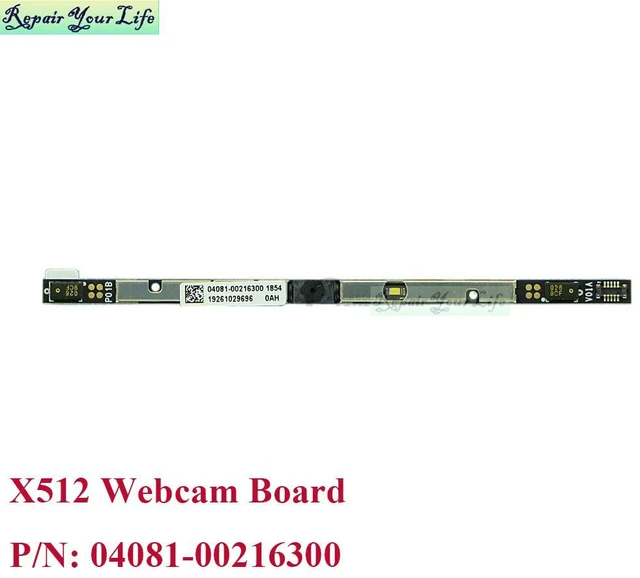 Main image of Laptop Internal Built-in Webcam Camera Board For Vivibook X512 X412 X420 X512FA X512UA UB HD FIX 3.3v Camera 04081-00216300
