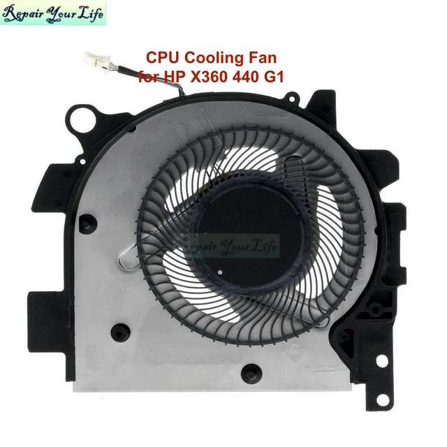 Alt view image 3 of 3 - Laptop CPU Cooling Fan for ProBook X360 440 G1 HSN-W01C Notebook PC Cooler Fans Radiator L28267-001 L28266 023.100CF.0001