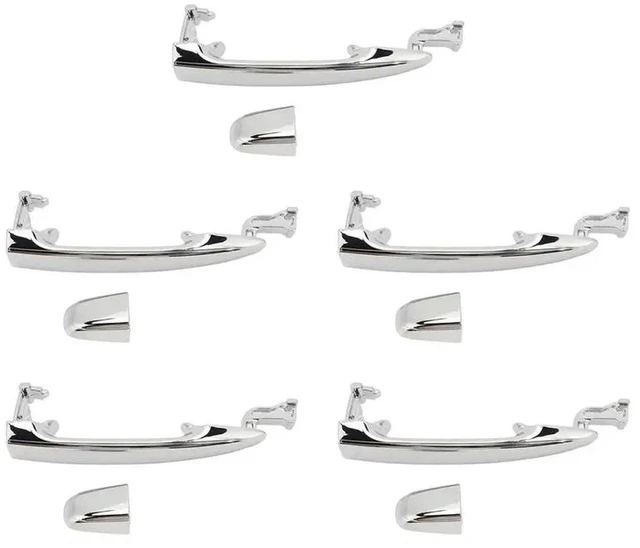 Main image of 5X Rear Sliding Door Outer Handle Chrome Left Right Fit For Toyota Alphard 2003-2008 6923058010
