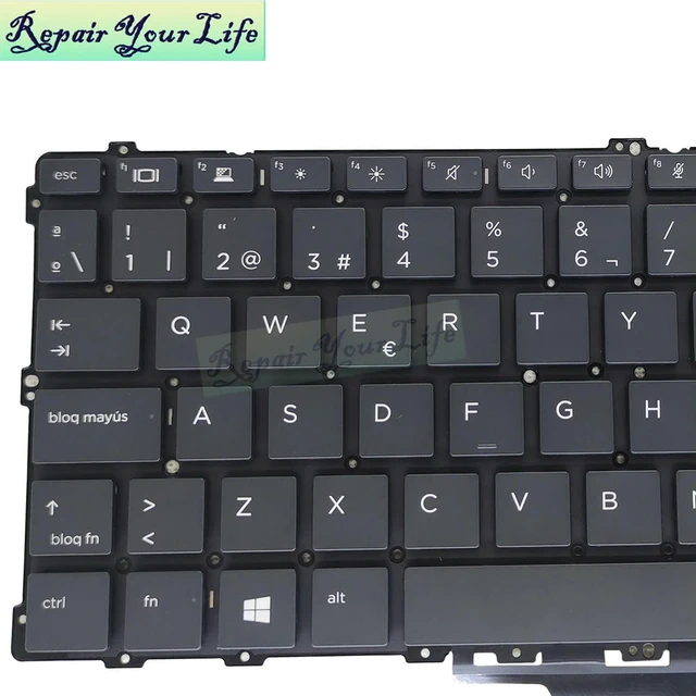 Alt view image 3 of 3 - Spanish Backlit Keyboard for EliteBook X360 1030 G3 1030 G2 L10860-071 SP LA Latin American Laptop Keyboards Light Backlight