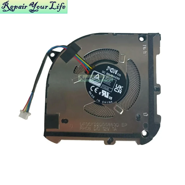 Alt view image 2 of 3 - Notebook Cooler CPU Fan For Vivobook S14 K3402 M3402 RA S15 M3502 K3502 ZA Cooling Radiator 13NB0XA0T01011 DFSCK22D05883D