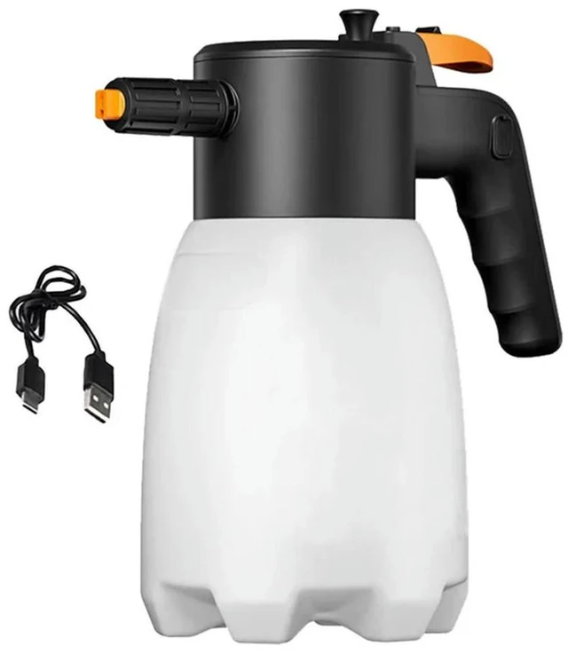 Main image of Snow Foam Cannon Handheld Electric Foam Sprayer 1.7L USB Rechargeable For Car Wash Spray Tool