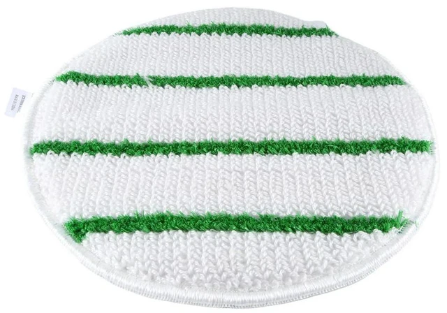Main image of 19in Rotary Yarn Bonnet Low Profile with Agitation Stripes Carpet Cleaning Bonnet Pad
