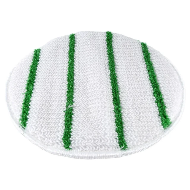 Alt view image 2 of 3 - 19in Rotary Yarn Bonnet Low Profile with Agitation Stripes Carpet Cleaning Bonnet Pad