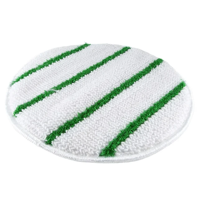 Alt view image 3 of 3 - 19in Rotary Yarn Bonnet Low Profile with Agitation Stripes Carpet Cleaning Bonnet Pad
