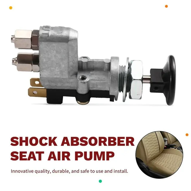 Alt view image 2 of 3 - Automotive Air Suspension Shock Absorber Seat Micro Compressor Inflation Switch Valve Air Pump
