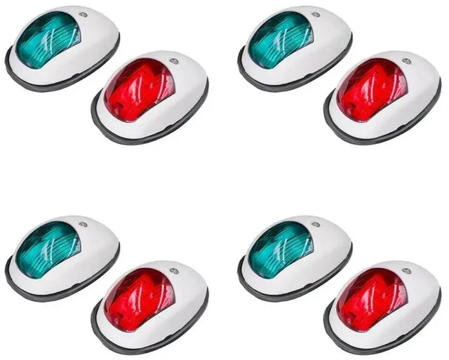 Main image of 8X Navigation Light LED Boat Side Light Signal Light Signal Warning Light Yacht Light White