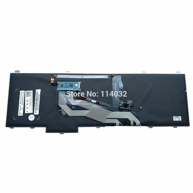 Alt view image 2 of 3 - 035HY9 PT-BR Brazil Backlight Keyboard For Latitude E5540 E6520 E5530 5530 E6540 15 5000 Trackpoint Keyboards PK130WR1B35