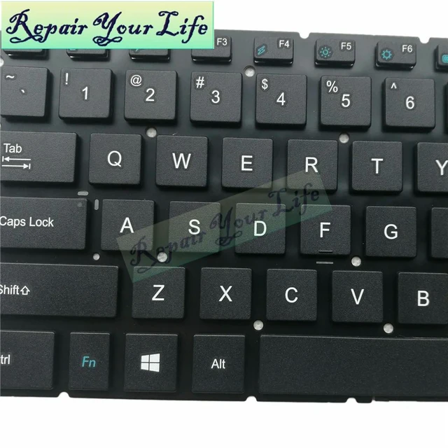 Alt view image 3 of 3 - US Laptop Keyboard For Haier M51-B For CASPER F15 F600 USA English Keyboards NO Backlight 0KN1-0A1US13 9Z.NCTSU.601 NSK-VB6SU