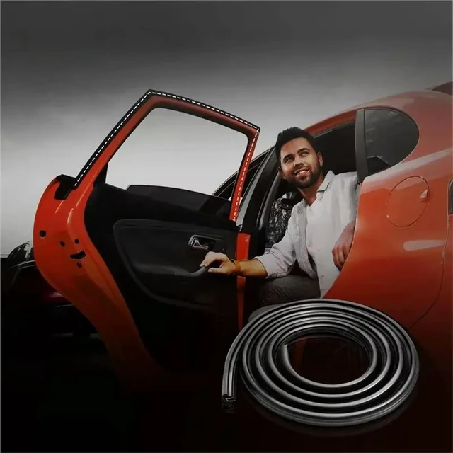 Alt view image 3 of 3 - Front Door Frame Weatherstrip Seal 6231135013 6231235013 For Toyota 4Runner 1996-2002 Door Openings Sllence Strips