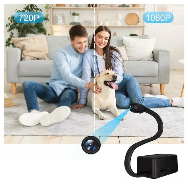 Alt view image 2 of 3 - Camera with Motion Detection Nanny Cam Surveillance Camera for Home Indoor Baby Dog Cat