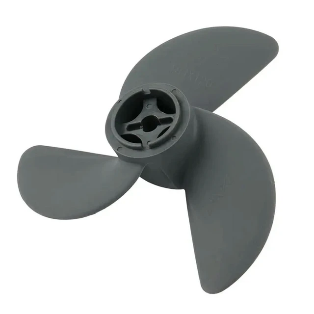 Alt view image 2 of 3 - 2X Propeller 7 1/4Inch X 4 3/4Inch 58130-ZV0-841ZB For Honda Outboard Engine BF2 / BF2.3 XNH283X (STIN GRAY)