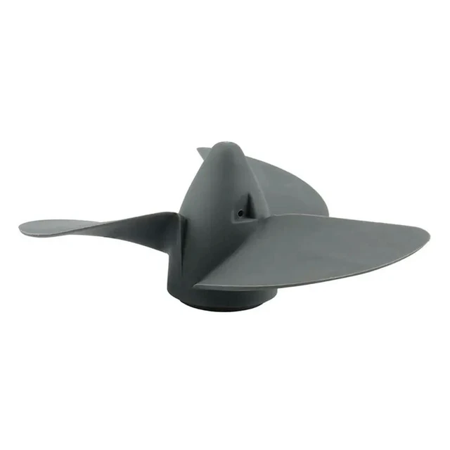 Alt view image 3 of 3 - 2X Propeller 7 1/4Inch X 4 3/4Inch 58130-ZV0-841ZB For Honda Outboard Engine BF2 / BF2.3 XNH283X (STIN GRAY)
