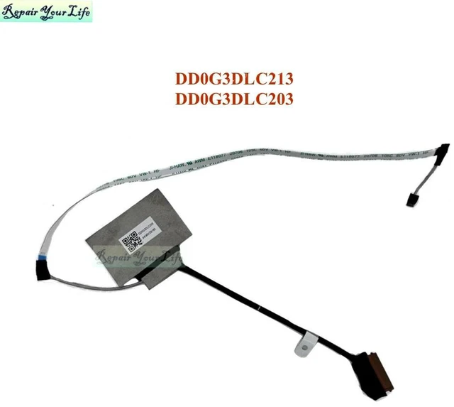 Alt view image 3 of 3 - 60HZ/144hz Laptop LCD LVDS Cable For Omen 15-DC 15-DC0005TX TPN-Q211 Video Screen Cables L24384-001 DD0G3DLC213 DD0G3DLC203