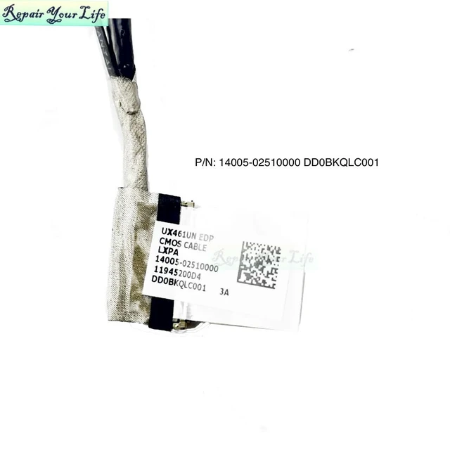 Alt view image 2 of 3 - Laptop LCD Screen Video Cable For TP461 UX461 UX461U UX461UN LED Display Ribbon Camera Flex 14005-02510000 DD0BKQLC001 30P
