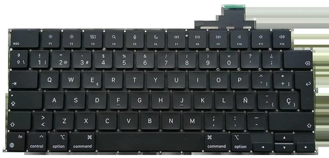 Main image of Spanish Keyboard For MacBook Air M2 Retina A2681 2941 M3 A3113 A3114 13" 15" LA ES Spain Latin Notebook Keyboards NO Backlight