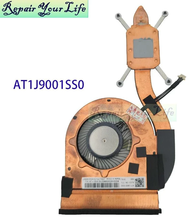 Alt view image 2 of 3 - CPU Cooling Fan Heatsink For ThinkPad X13 Gen 1 X390 X395 EG50040S1-1C020-S9A Notebook Cooler Radiator 01AW746 5H40W36667