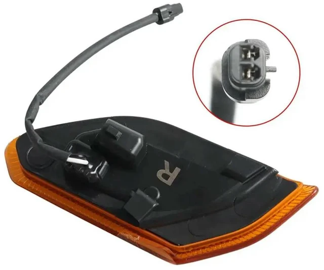 Alt view image 2 of 3 - 68302119AB 68302120AB Front Side LED Marker Lights Lamps Left & Right For Wrangler Jeep 2018-2019