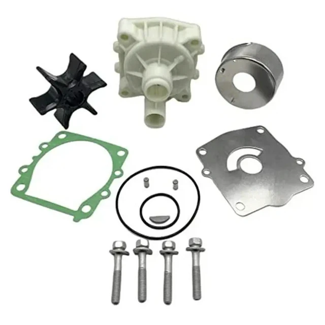 Alt view image 3 of 3 - Water Pump Replacement Kit For Outboard Engines F150/F200/F225- Parts 61A-W0078-A4-00, 61A-44311-01-0, 6G5-44323-01-00
