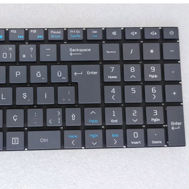 Alt view image 3 of 3 - TR TUR Turkish Keyboard for Casper Nirvana C500.1165-8V00X C500.1165-BV00P BV00X DF00A DX00X Notebook Keyboard